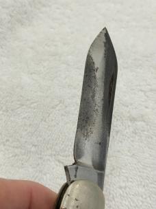 Vintage G.R.C. & Co 2 Blade Ladies Swim Suit Handle Pocket Knife