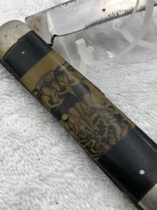 Vintage G.R.C. & Co 2 Blade Ladies Swim Suit Handle Pocket Knife