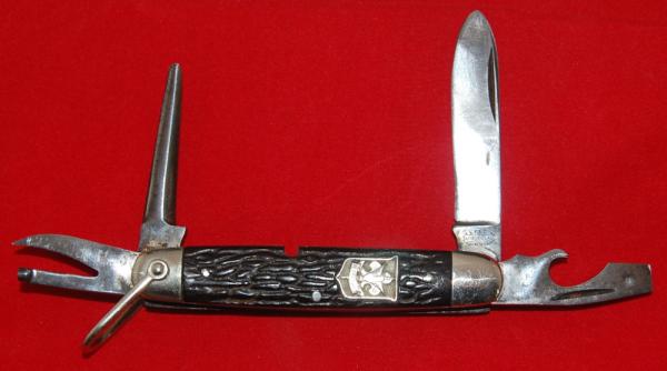 Official BSA #1586 Landers Frary Clark (LFC) Boy Scout Knife 1931-1939 (50)