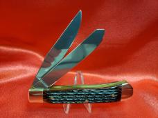 Zwilling J A Henckels Full Size Trapper Jigged Bone Stainless Steel Blades with Box, near Mint Cond.