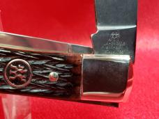 Zwilling J A Henckels Full Size Trapper Jigged Bone Stainless Steel Blades with Box, near Mint Cond.
