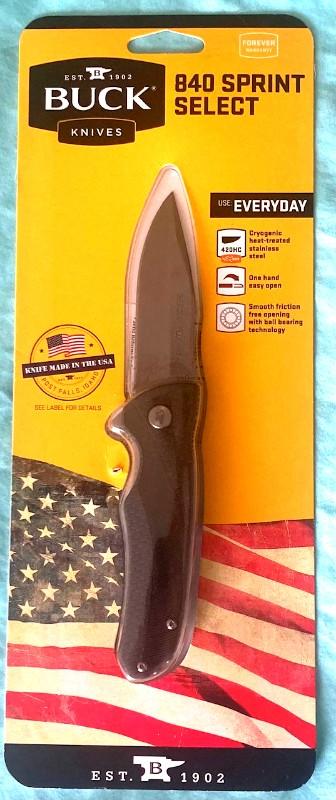 Buck 840 Sprint Select NIP