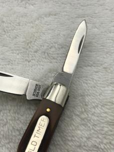 Vintage Schrade Old Timer 33OT Middleman Jack 2 Blade Folder Made In USA