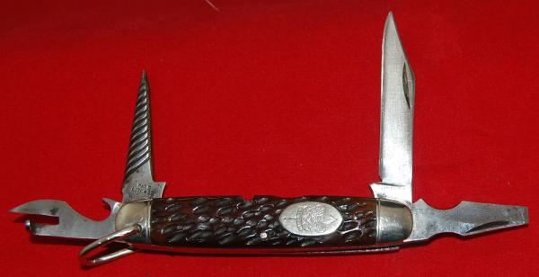 Official BSA #1567 New York Knife Company #BS4 Boy Scout Knife 1926-1931 (11)