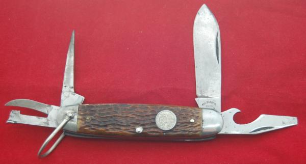 Official BSA #1495 Pal Blade Boy Scout Knife (2-Piece Can Opener) 1940-1942 (40)