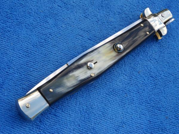 Hand Made 35cm - 14" Renzo Pascotto Flatguard Wasp Body Picklock Brazilian Horn Bayonet II Hand Made 35cm - 14" Renzo Pascotto Flatguard Wasp Body Picklock Brazilian Horn Bayonet II