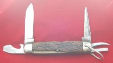 Official BSA #1502 Ulster Knife Company #47553L5 Boy Scout Knife With Full Etch +Box 1923-1926 (59)