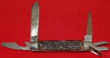 Official GSUSA Ulster #Y501 Girl Scout Knife With Original Box! Circa 1925-1941 (195)