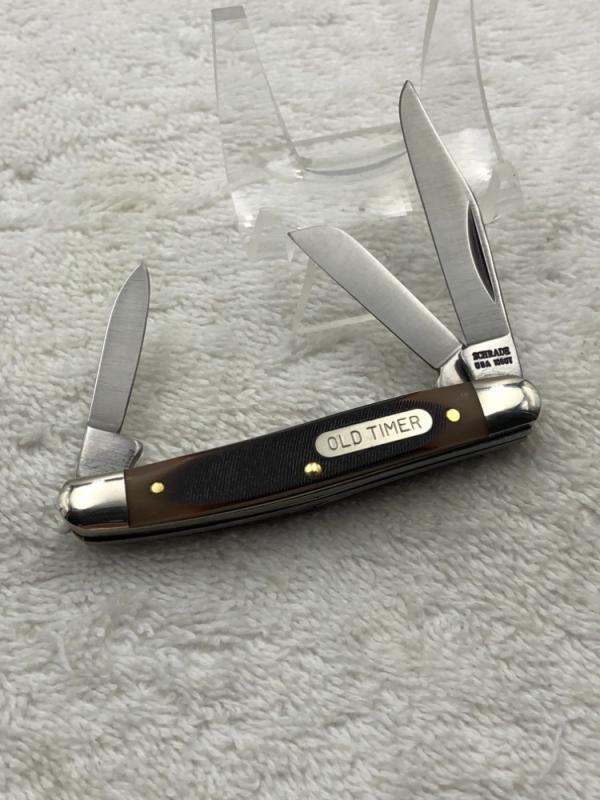 Schrade Old Timer 108OT Junior 3 Blade Stockman Made In USA Schrade Old Timer 108OT Junior 3 Blade Stockman Made In USA
