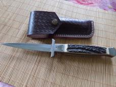 Never Used Large swing guard auto knife by Afaag signed