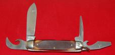 Official BSA #1036 Ulster USA Boy Scout Knife 'With Full Etch' 1st Stainless Blade 1966-1976 (70)