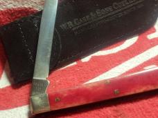 Case 1981 smooth red bone doctor knife