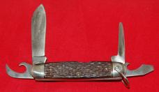 Official BSA #1996 Ulster USA Boy Scout Knife Tenderfoot Shield 1962-1979 (67B)
