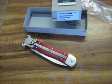 Hubertus Knife Shellpuller Patronenzieher Solingen Germany Rare Red Bone Large Size 11 UNUSED NIB.