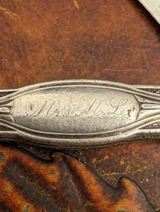 1872 Coin Silver Gentleman's Pocket Knife/Fruit Knife 