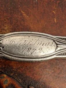 1872 Coin Silver Gentleman's Pocket Knife/Fruit Knife 