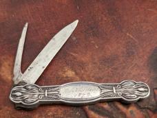 1872 Coin Silver Gentleman's Pocket Knife/Fruit Knife 