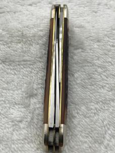 Schrade 825 Razor Blade Stainless 3 Blade Stockman Made In USA Vintage