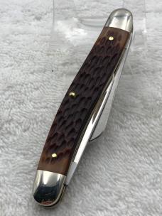 Schrade 825 Razor Blade Stainless 3 Blade Stockman Made In USA Vintage