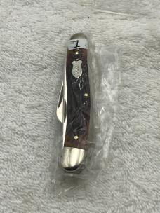 Schrade 825 Razor Blade Stainless 3 Blade Stockman Made In USA Vintage