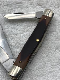 Schrade Old Timer 34OT Middleman 3 Blade Stockman Folder Made In USA Vintage