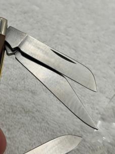 Schrade Old Timer 34OT Middleman 3 Blade Stockman Folder Made In USA Vintage