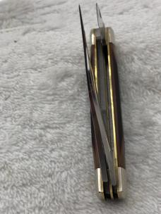 Schrade Old Timer 34OT Middleman 3 Blade Stockman Folder Made In USA Vintage