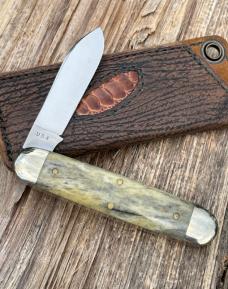 NORTHWOODS KNIVES ** INDIAN RIVER JACK GIRAFFE BONE GEC MADE
