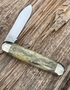 NORTHWOODS KNIVES ** INDIAN RIVER JACK GIRAFFE BONE GEC MADE