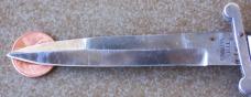 Vintage RIZZUTO ESTILETO MILANO ?? STAINLESS STEEL marked Switchblade Knife