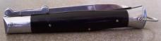 Vintage RIZZUTO ESTILETO MILANO ?? STAINLESS STEEL marked Switchblade Knife