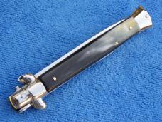  11"  Italian Stiletto Brazilian-Horn Handles- SS Bayonet Blade