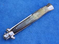  13"  Italian Stiletto Brazilian-Horn Handles- SS Bayonet Blade