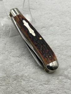 Schrade TM-4 2 Blade Trapper "Lumberman" Made In USA