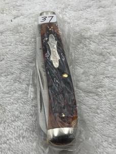 Schrade TM-4 2 Blade Trapper "Lumberman" Made In USA