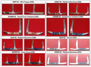 8 Officially Licensed Boy Scout Knives From Case - All New + Uncarried + Unused (216-232)