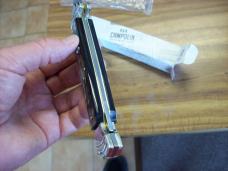 A. G. A. Campolin Maniago, Italy Maltese Cross Bayonet Blade 11 Incher Brazilian Horn N.I.B.        