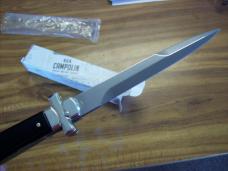 A. G. A. Campolin Maniago, Italy Maltese Cross Bayonet Blade 11 Incher Brazilian Horn N.I.B.        