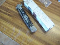 A. G. A. Campolin Maniago, Italy Maltese Cross Bayonet Blade 11 Incher Brazilian Horn N.I.B.        
