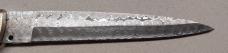 13" Double Eagle Picklock Switchblade. Damascus Blade and Snake-eater Ram Horn handles.
