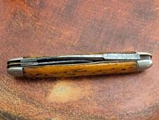 Stunning WH Morley & Sons 3 Blade Jigged Wood Handle Pocket Knife - Germany