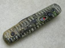 Colonial Made in USA Blackie Collins Design Model 115 Serrated Tanto Switchblade Knife