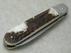 Boker Germany Alemania Rostfrei Stag 715R Tree Brand Switchblade Knife c.1980's