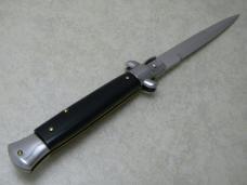 AB Italy Armando Beltrame 8 3/4" Horn Picklock Italian Stiletto Switchblade Knife