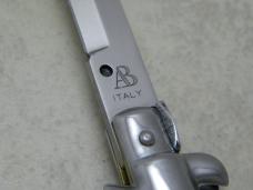 AB Italy Armando Beltrame 8 3/4" Horn Picklock Italian Stiletto Switchblade Knife
