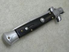 AB Italy Armando Beltrame 8 3/4" Horn Picklock Italian Stiletto Switchblade Knife
