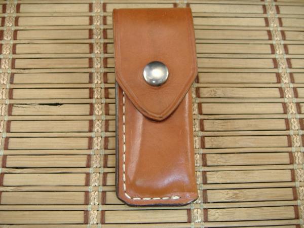 GERBER PORTLAND U.S.A. LEATHER BELT SHEATH NEVER WARN FOR KNIFE UP TO 4 3/4" IN LENGTH