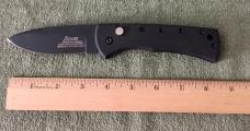 Older Black Les Adams EOD SWAT Custom Automatic Knife 