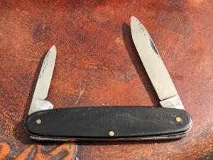 Unique Vintage A Wingen Jr. Dual Blade Pen Knife - Solingen, Germany