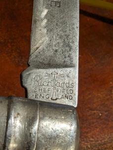 Vintage Richards Scout Knife Sheffield, England
